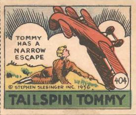 1936 Anonymous Cartoon Adventures (R28) #404 Tommy Has A Narrow Escape Front