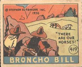 1936 Anonymous Cartoon Adventures (R28) #419 There Are Our Horses! Front