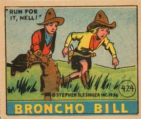 1936 Anonymous Cartoon Adventures (R28) #424 Run For It Nell Front