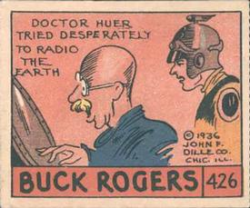 1936 Anonymous Cartoon Adventures (R28) #426 Doctor Huer Tried Desperately To Radio Front