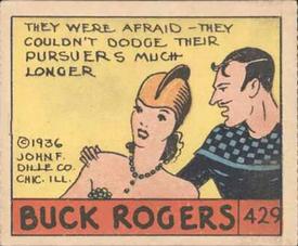 1936 Anonymous Cartoon Adventures (R28) #429 They Were Afraid They Couldn't Dodge Front