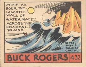1936 Anonymous Cartoon Adventures (R28) #432 Within An Hour The Gigantic Wall of Water Front