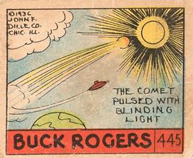 1936 Anonymous Cartoon Adventures (R28) #445 The Comet Pulsed With Blinding Light Front
