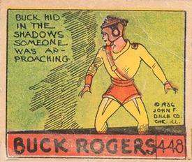 1936 Anonymous Cartoon Adventures (R28) #448 Buck Hid In The Shadows Front