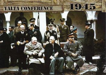 2021 Historic Autographs 1945 The End of WWII #16 Yalta Conference Front