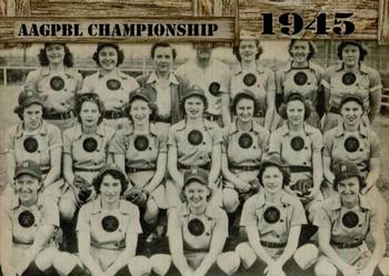 2021 Historic Autographs 1945 The End of WWII #81 AAGPBL Championship Front