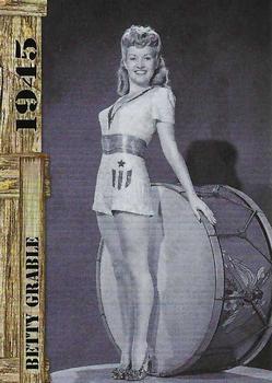 2021 Historic Autographs 1945 The End of WWII #138 Betty Grable Front