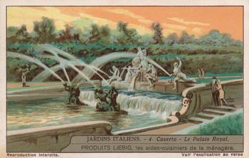 1930 Liebig Jardins Italiens (Italian Gardens)(French Text)(F1239, S1240) #4 Caserta - Le Palais Royal Front