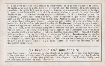 1931 Liebig Gouttes D'Eau Sous Le Microscope (Water Drops Under the Microscope)(French Text)(F1243, S1244) #6 Vous avez peut-etre deja assiste… Back