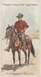 1905 Player's Riders of the World #4 Australian Settler Front