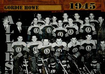 2021 Historic Autographs 1945 The End of WWII - Radiant Allies #105 Gordie Howe Front