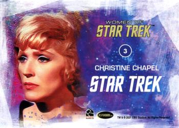 2021 Rittenhouse Women of Star Trek Art & Images #3 Christine Chapel Back