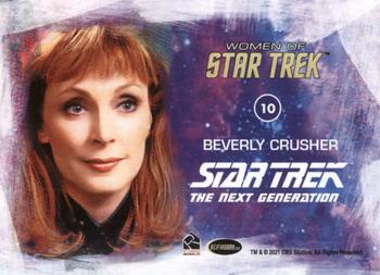 2021 Rittenhouse Women of Star Trek Art & Images #10 Beverly Crusher Back