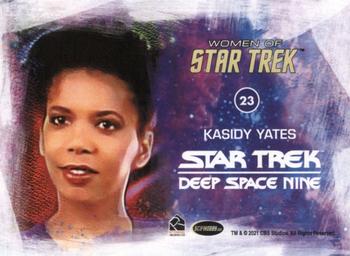 2021 Rittenhouse Women of Star Trek Art & Images #23 Kasidy Yates Back