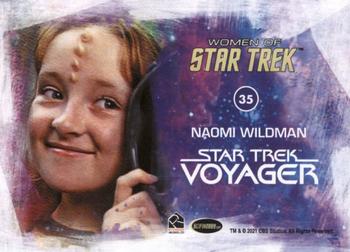 2021 Rittenhouse Women of Star Trek Art & Images #35 Naomi Wildman Back
