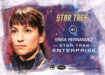 2021 Rittenhouse Women of Star Trek Art & Images #41 Erika Hernandez Back