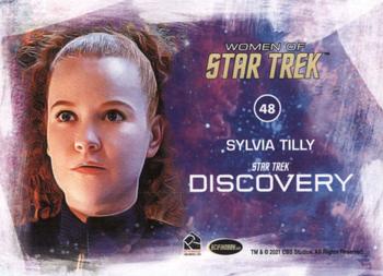 2021 Rittenhouse Women of Star Trek Art & Images #48 Sylvia Tilly Back