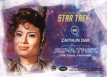 2021 Rittenhouse Women of Star Trek Art & Images #60 Caithlin Dar Back