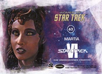 2021 Rittenhouse Women of Star Trek Art & Images #62 Martia Back