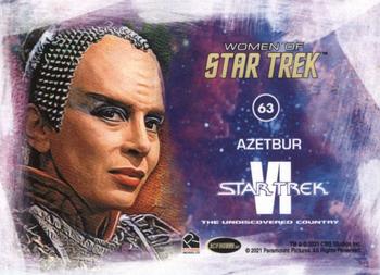 2021 Rittenhouse Women of Star Trek Art & Images #63 Azetbur Back