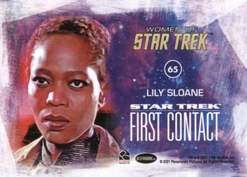 2021 Rittenhouse Women of Star Trek Art & Images #65 Lily Sloane Back