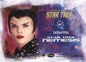 2021 Rittenhouse Women of Star Trek Art & Images #67 Donatra Back