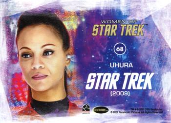2021 Rittenhouse Women of Star Trek Art & Images #68 Uhura Back