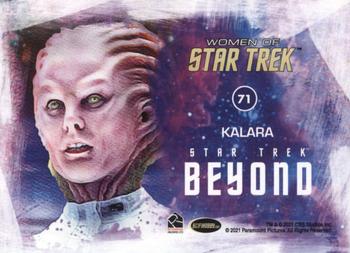2021 Rittenhouse Women of Star Trek Art & Images #71 Kalara Back