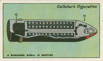 1915 Gallaher The Great War Series #3 A Shrapnel Shell in Section Front