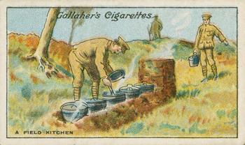 1915 Gallaher The Great War Series #10 A Field Kitchen. Front