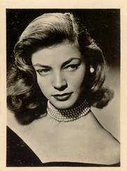 1951 Greiling Serie C #90 Lauren Bacall Front