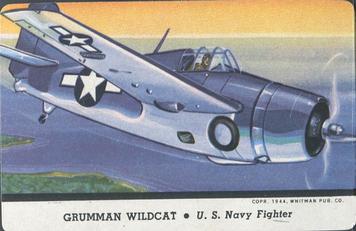 1944 Card-O Aeroplanes Mixed Series (R112-12) #NNO Grumman Wildcat Front