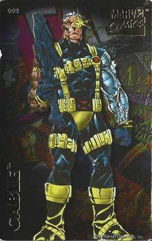 1996 Chris Martin Marvel Super Heroes Magnets #8 Cable Front