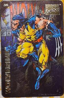 1996 Chris Martin Marvel Super Heroes Magnets #50 Wolverine Front