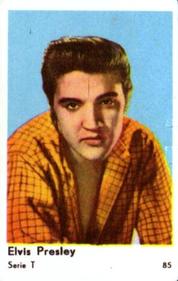 1958 Dutch Gum Serie T #T85 Elvis Presley Front