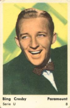 1959 Dutch Gum Serie U #U8 Bing Crosby Front
