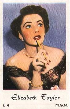 1952 Dutch Gum E Set #E4 Elizabeth Taylor Front