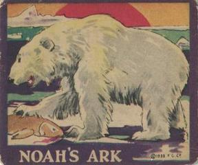 1933 Flatbush Gum Noah's Ark (R100) #NNO Polar Bears Front