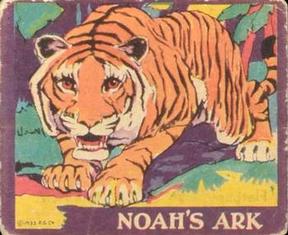 1933 Flatbush Gum Noah's Ark (R100) #NNO Tigers Front