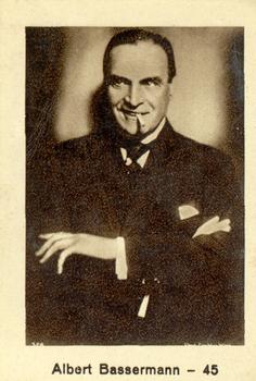1932 Monopol Filmbilder A #45 Albert Bassermann Front