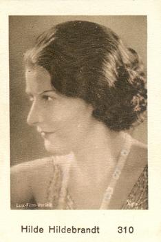 1932 Monopol Filmbilder B #310 Hilde Hildebrand Front