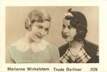 1932 Monopol Filmbilder B #329 Marianne Winkelstern / Trude Berliner Front