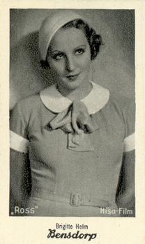 1930-39 Bensdorp Series A #9 Brigitte Helm Front