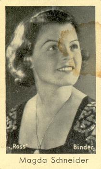 1930-39 Bensdorp Series A #17 Magda Schneider Front