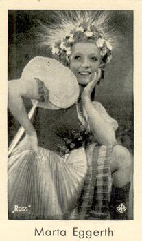 1930-39 Bensdorp Series A #42 Martha Eggerth Front
