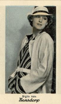 1930-39 Bensdorp Series E #218 Brigitte Helm Front