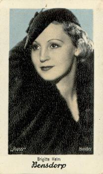 1930-39 Bensdorp Series E #219 Brigitte Helm Front