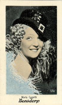 1930-39 Bensdorp Series E #241 Martha Eggerth Front
