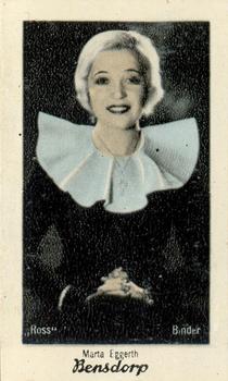 1930-39 Bensdorp Series E #242 Martha Eggerth Front
