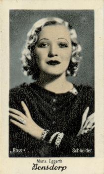 1930-39 Bensdorp Series E #243 Martha Eggerth Front